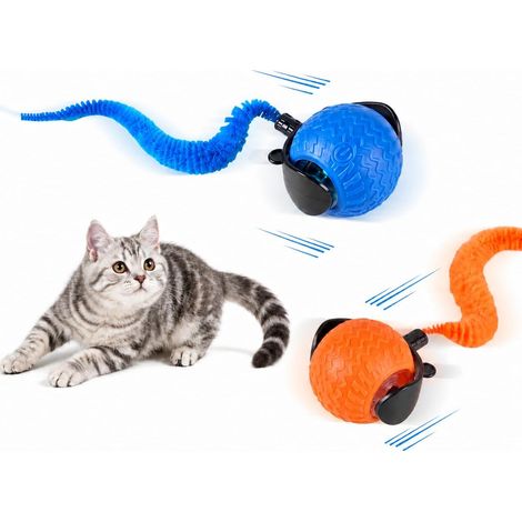 Interaktives Spielzeug für Wohnungskatzen, automatische Rollbälle für Katzen (1/5)