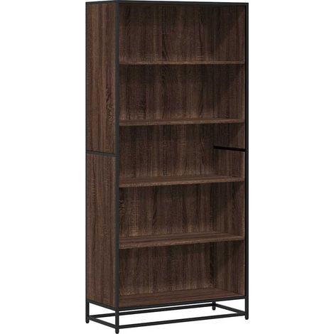 Maison Exclusive - Bücherregal Räuchereiche 80,5x35x170,5 cm Holz