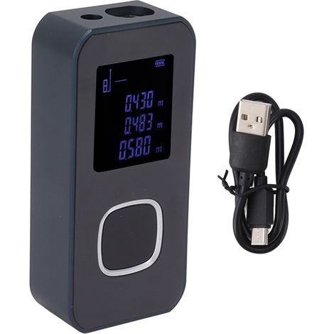 Handlaser-Entfernungsmesser, Mini-Infrarot-Messgerät für Flächen, Fensterhöhen und Sofagrößen SW25A 0,05–50 m (1/5)