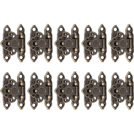 10 Sets de Boucles de Verrouillage Vintage en Alliage de Zinc Or, Résistance à L'usure et Dureté, pour Boîtes à Bijoux et Coffrets Présents (1/5)