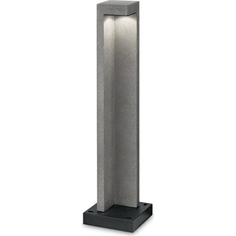 Ideal Lux TITANO - Baliza exterior LED integrada 1 luz Granito 3000K IP55