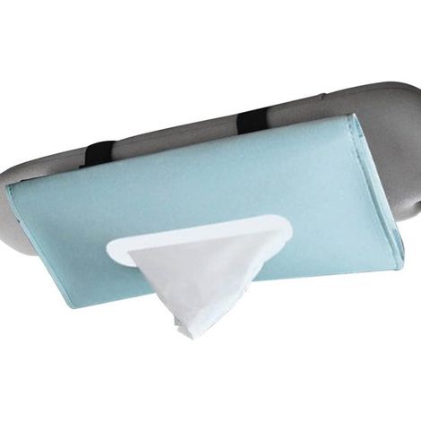 Caja para pañuelos de coche, dispensador de pañuelos multiusos para viajes, organizador de pañuelos (1/5)