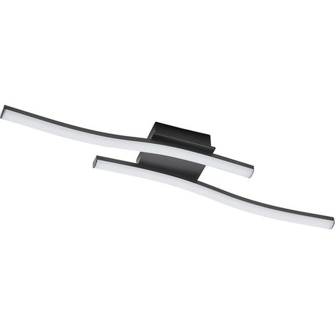 'PLAFONIERA LED SERIE ''TRATTI'' 10W - 1450LM - col. nero' 10W - 1450LM - col. nero