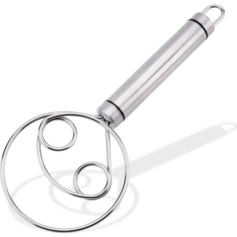 Impastatrice danese, acciaio inox, raschietto manuale per impasto e miscelatore di farina, lisciatrice per pane e torte, impastatrice (1/5)
