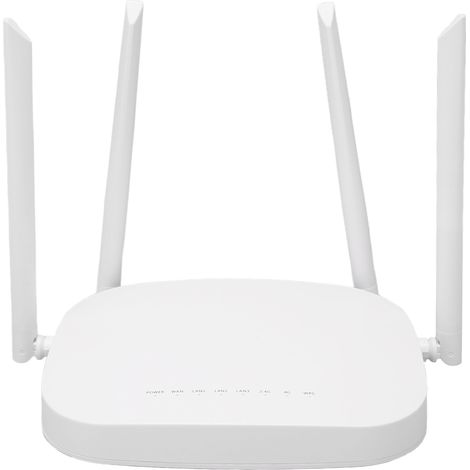 Routeur WiFi 4G 300 Mbps, emplacement pour carte SIM, 4 antennes, compatible avec 32 appareils, point d'accès WiFi mobile pour l'Asie et l'Afrique, prise UE 100-240 V (1/5)