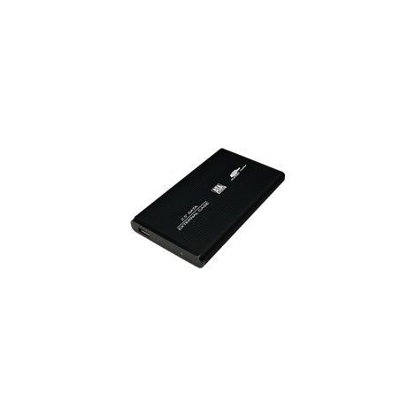 LogiLink 2,5"-SATA-Festplattengehäuse – USB 2.0, Aluminium, Schwarz (1/5)