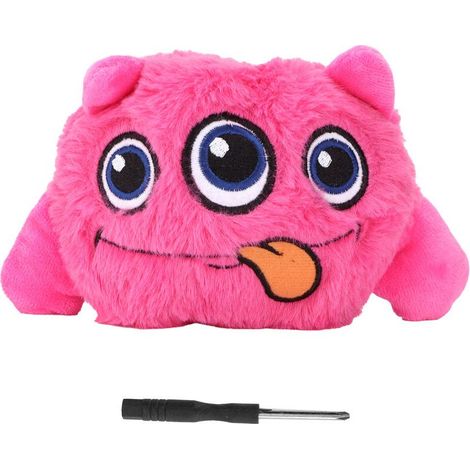 Jouet de balle rebondissante électrique pour chien dessin animé en peluche vibrant et sonore pour divertissement motorisé jouet interactif pour animaux de compagnie cheveux rouges (1/5)