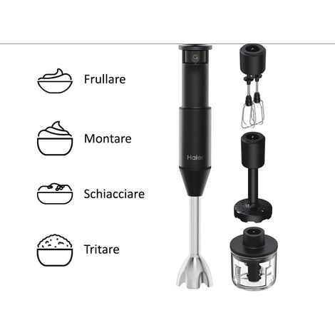 Haier Frullatore a Immersione I-Master Serie 5 0,9 L Accessoriato Nero (1/5)