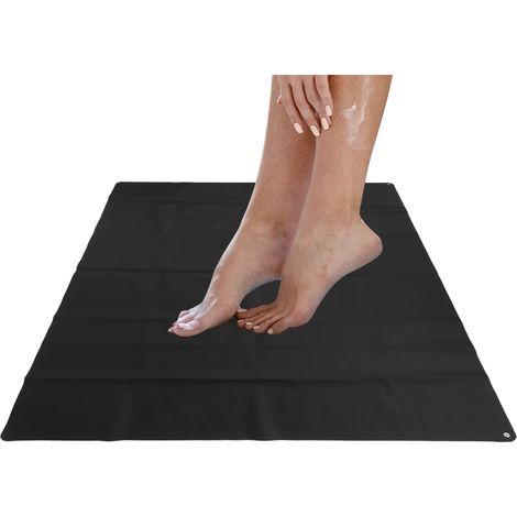 Tapis de mise à la terre 54,3x70,9in Kit de fitness rechargeant, coussin de connexion terrestre anti-stress avec câble de mise à la terre (1/5)