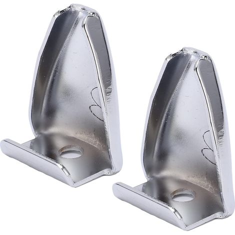 Drum Lug Eisen Chrom Robustes Anti-Rost-Zubehör für Snare Drum und Bass 2 Stk (1/5)