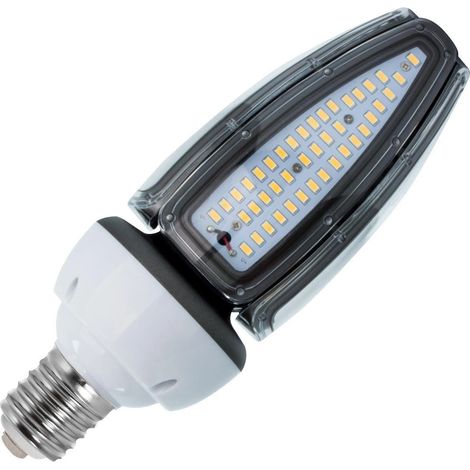 Bombilla LED E40 50W Alumbrado Público Corn IP65 2700K Blanco Cálido