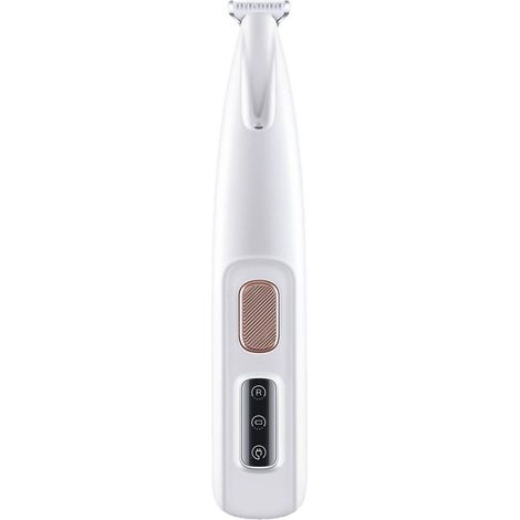 tondeuse à pattes pour chien tondeuse de micro précision pour animal de compagnie tondeuse électrique pour les yeux les oreilles le visage et les hanches blanche (1/5)