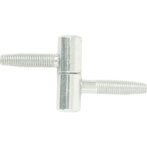 Afbat – Fiche à visser 40x13mm acier zingué blanc – Résistance mécanique pour portes et fenêtres – 542770 - J542770