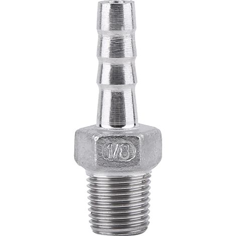 BSP Male Thread Pipe Fitting Barb Hose Tail Connector (1/8"x6mm)