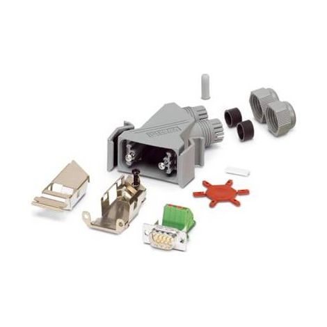 SUB-D mâle 9 pôles Phoenix Contact 1654345 180 ° ressort de traction 1 pc(s) (1/2)