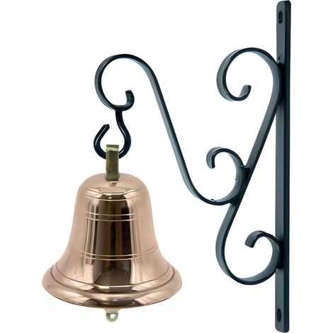 Cloche avec support en Fer - 15,5 x 15,5 cm (1/4)
