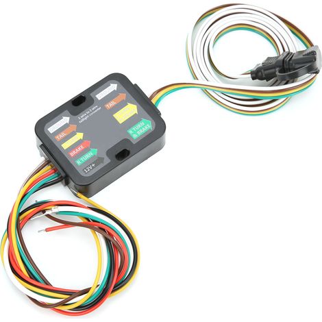 3-zu-2-Draht-Anhängerverkabelungskonverter, mit Stromversorgung, 60 Zoll, LED-kompatibel, für Rücklichter und Blinker. (1/5)