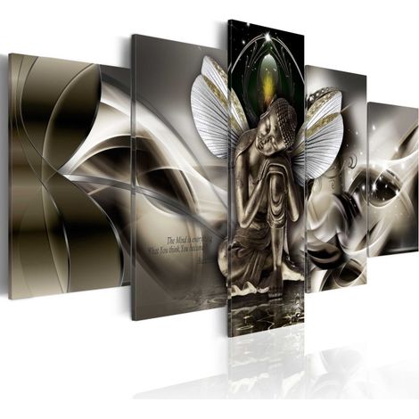 Tableau Imprimé "Mystic Buddha" 100 x 200 cm (1/2)