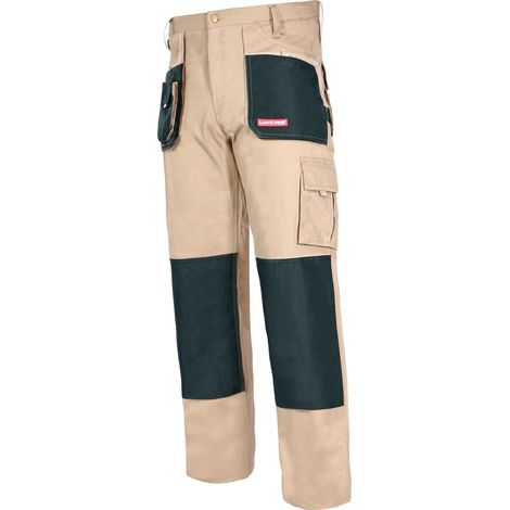 Pantalones beige, 100% algodón, "L (52)", CE, lahti (1/5)