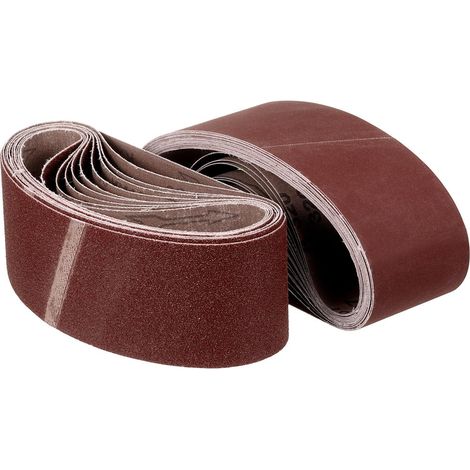 36 Pcs 100mm x 610mm Bande Abrasive 80/120/150 Grain Bandes (1/5)