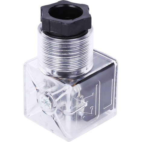 5 Stück Magnetventil Hydraulische Magnetspule Relais Magnetventil Stopfen mit Lampe Transparent Universal AC 110-220V (1/4)