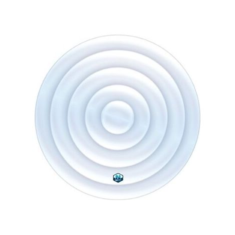 GARRYFIZH Couverture de piscine gonflable 130 cm - Protection contre la poussière pour spa extérieur, PVC carré