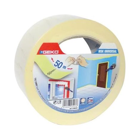 Geko Nastro Adesivo Universale Beige 50 mm x 50 m