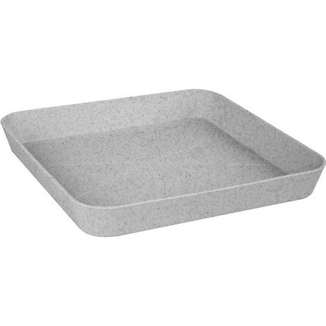 Platillo Loft Cuadrado 22cm Living Cement - Elho