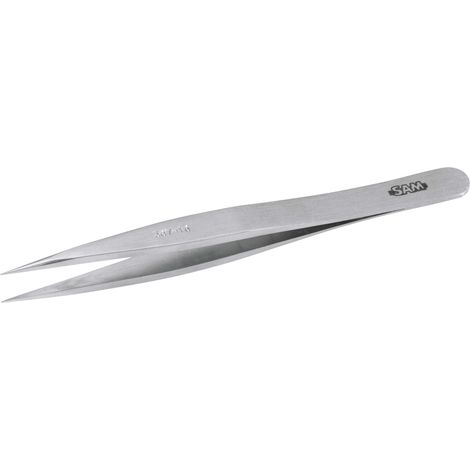 Brucelles SAM 367-16 pointe plate en inox, L. 120 mm ( Prix pour 1 )