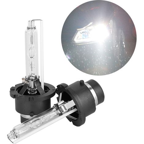 Set mit 2 Xenon-HID-Lampen D2S 6000K 35W, hellweiß, sicher, als Ersatz für Abblendlicht, kompatibel mit Autos (1/5)