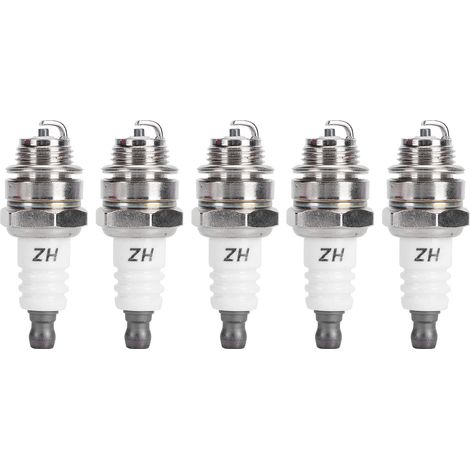 Ej.Life 5 Stück Zündkerze Stabile Leistung Praktische Gartenwerkzeuge für BM6A BPMR7A RCJ6Y RCJ7Y WSR5F 33cc-49cc Fine-Tuning Gebläse (1/5)