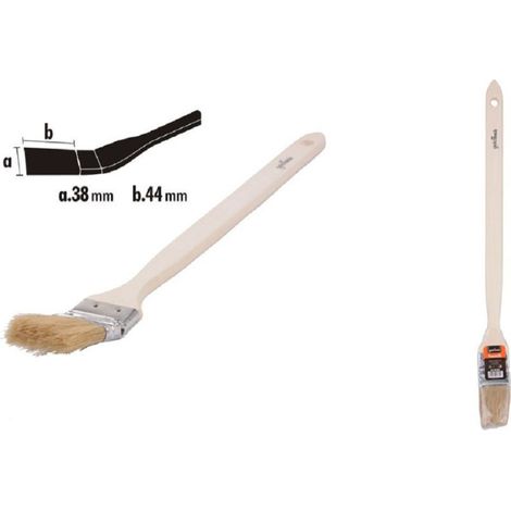 Pinceau Plat Angle Pour Peindre Radiateurs Radiateurs 38mm Poils 44mm 90302 (1/2)