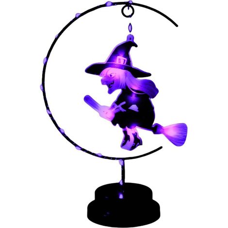 Lampe de sorcière d'Halloween - Lampe de nuit gothique (1/5)