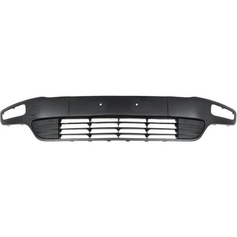 Moulure de pare-choc avant centrale noire carbone Fiat Punto Evo depuis 2009