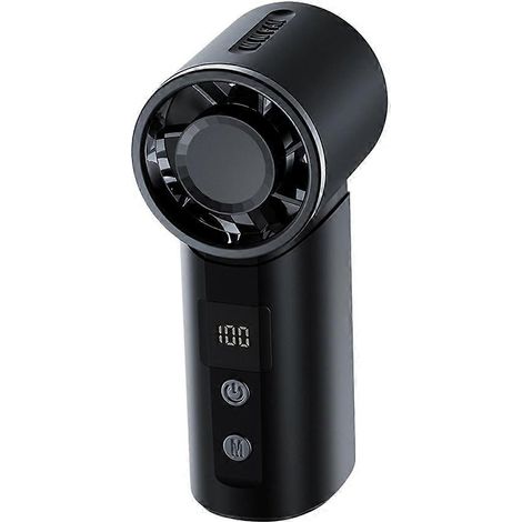 Mini-Ventilator mit 5 Geschwindigkeitsstufen, Digitalanzeige, einstellbarer Turbofunktion, tragbar, leise, zum Aufhängen, für den Außenbereich. (1/5)