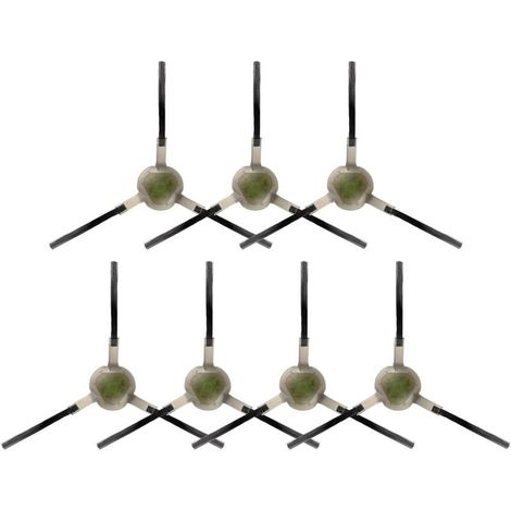 (7 pièces) M210 Brosses latérales pour Lefant M210B/S, M213, M213S, M210 Pro, M210P, OKP Life K2, K3, K3A, K4, K5, M3, Kit d'accessoires, Kit de brosses latérales de remplacement (1/4)