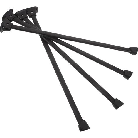 m talliques pliables robustes de 50 cm lot de 4 avec base (1/5)