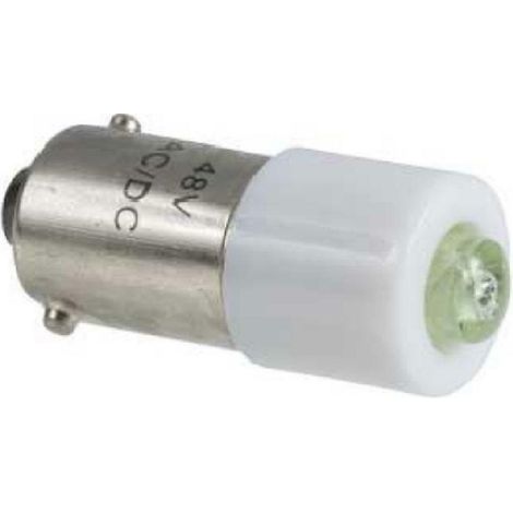 Schneider lampada di segnalazione e indicazione, lampadina led rosso ba 9s 24vac/dc dl1cj0244