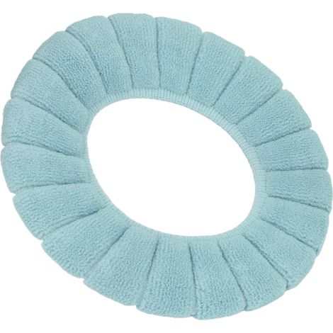 Housse de siège de toilette épaisse, lavable et douce, qui garde la chaleur, agréable pour la peau et durable, couleur verte. Coussin de siège de toilette (1/5)