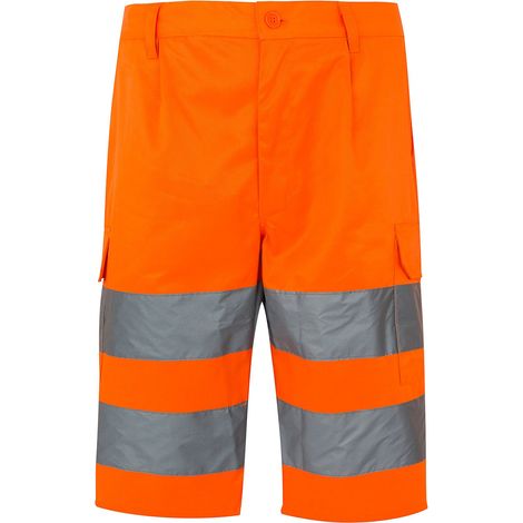 Bermuda Alta Visibilidad Naranja Flúor M