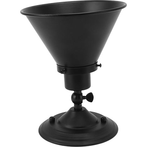 Support de lampe murale réglable noir 85-265V 60W pour ampoules E27 E26 (1/5)