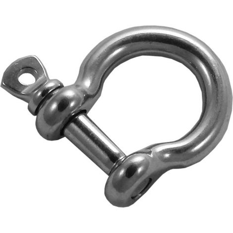 Manille lyre à vis 8mm inox a4 aisi 316