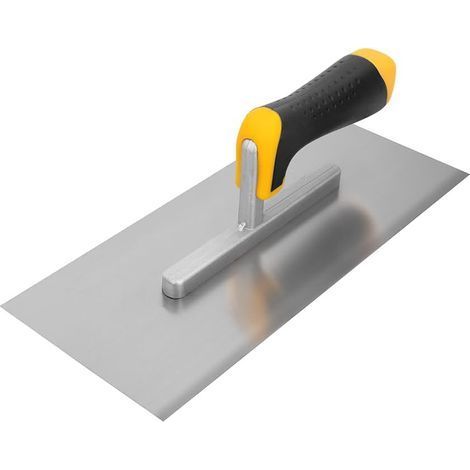 1 Platoir Lisse, Acier Inoxydable, Poignée Bi-matière 2K, Pour Enduits Et Colles, Maçonnerie (1/5)