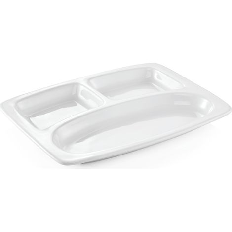 Bac compartimenté porcelaine 31 x 23 cm 3 compartiments - Was Germany