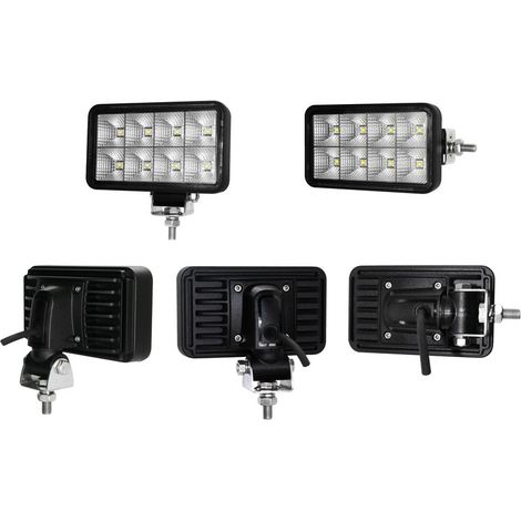 Phare de Travail LED Rectangle 40W 4x6" Faisceau large pour Moto Scooter Quad - CREE