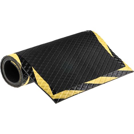 Protège câble RS PRO 400 x 1200mm, long.: 1.2m, larg.: 400 mm, Caoutchouc Noir ( Prix pour 1 ) (1/3)