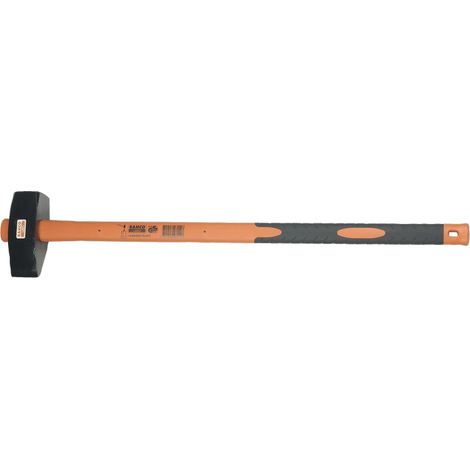 Bahco Vorschlaghammer mit Fiberglasstiel, einseitig flach, 900 mm, 5 kg
