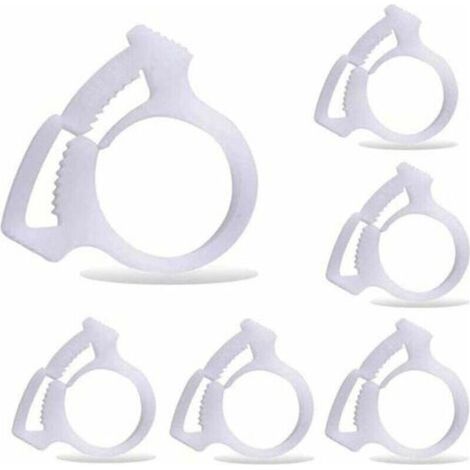 6 pièces B15 pinces de fixation du tuyau de balayage de piscine, convient pour le nettoyeur de piscine Polaris 180 280 360 380 480 (1/4)