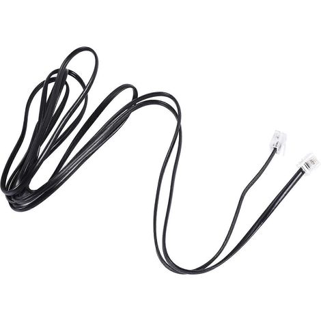 Câble téléphonique RJ11 6P4C pour modem ADSL, 2 mètres (1/5)