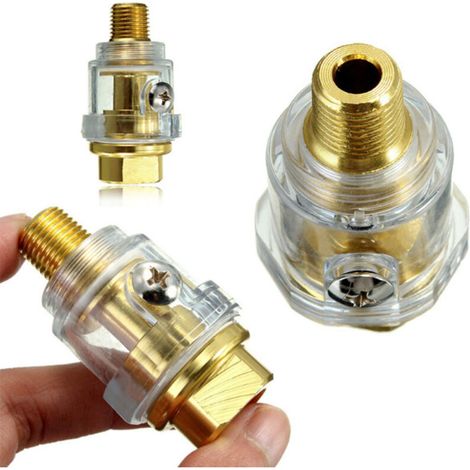 3 PcsMini-graisseur, Accessoires pneumatiques, Pneumatique Graisseur,Ligne Graisseur, Lubrificateur de Machine pneumatique,pour Outil pneumatique 1/4 in NPT Mini pour graisseur en Ligne